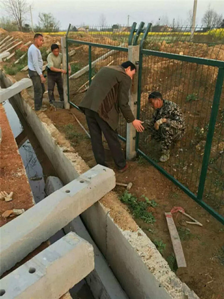 濰坊滬昆鐵路貴州段防護柵欄護欄網項目圖片2