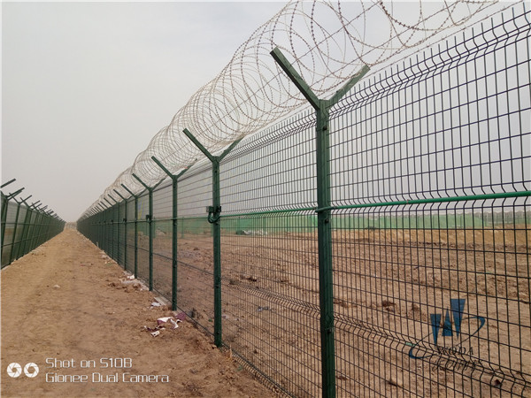 貴州北京大興機場飛行區(qū)圍界鐵絲網(wǎng)圖片2